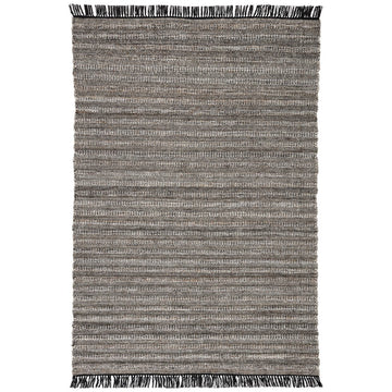 Jaipur Castillo Torre Solid Stripes Black Rust CSL03 Rug