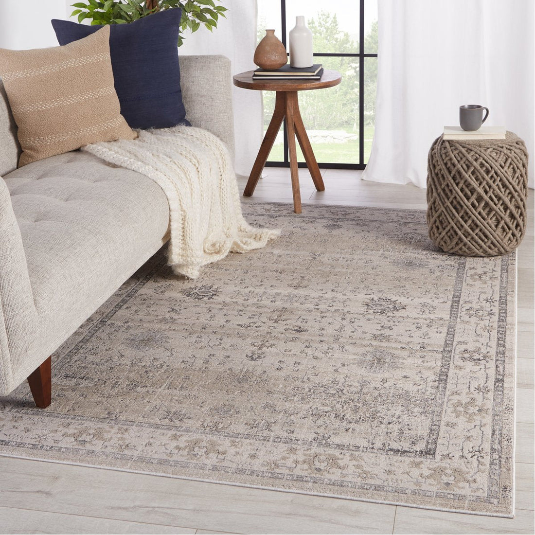 Jaipur Catalyst Fawcett Oriental Gray CTY10 Rug