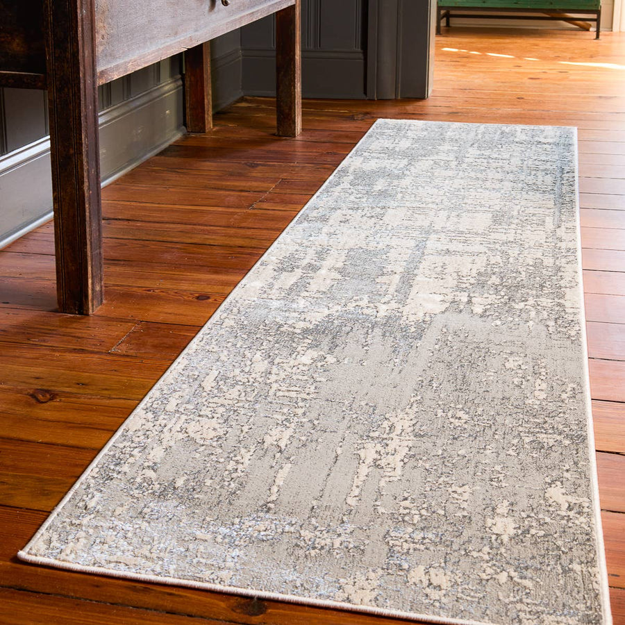 Jaipur Catalyst Calibra Abstract Gray Silver CTY12 Rug