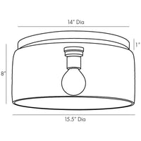 Arteriors Cut Flushmount