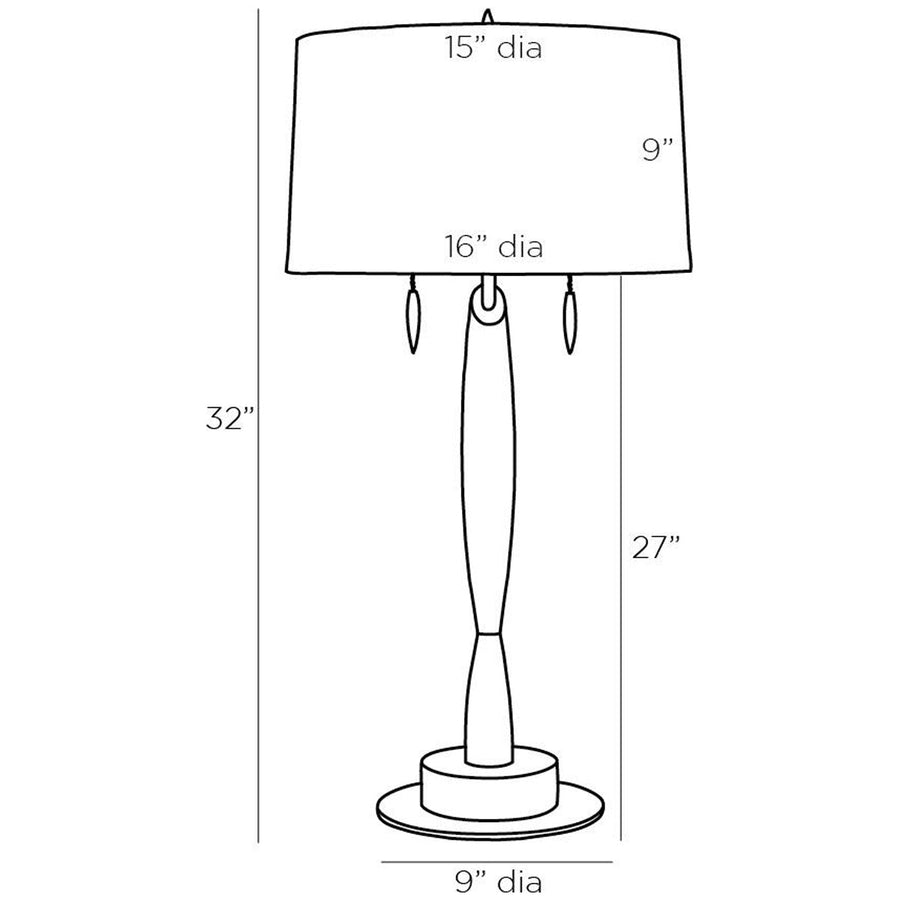 Arteriors Danseuse Lamp