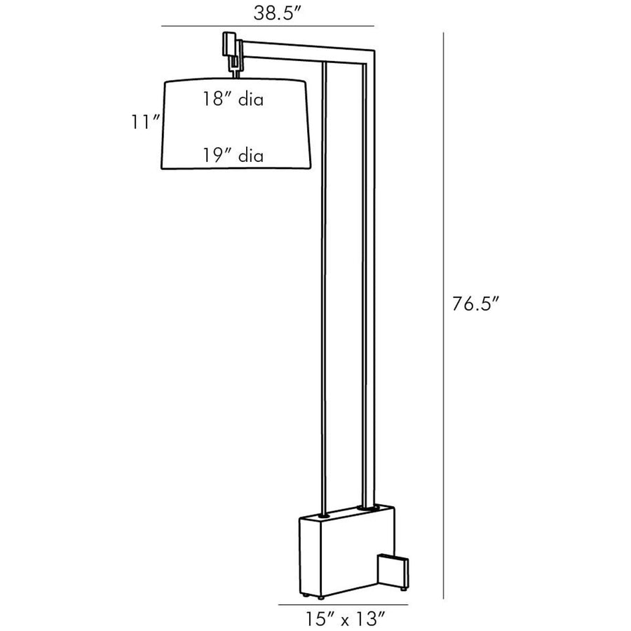 Arteriors Piloti Floor Lamp