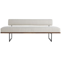 Arteriors Tuck Bench, Bone Linen