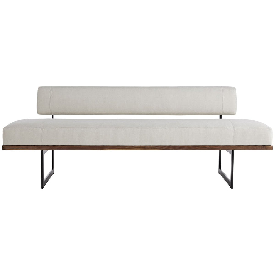 Arteriors Tuck Bench, Bone Linen