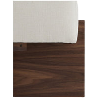 Arteriors Tuck Ottoman, Bone Linen