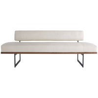 Arteriors Tuck Bench in Ivory Leather