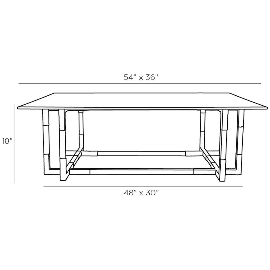 Arteriors Corset Coffee Table