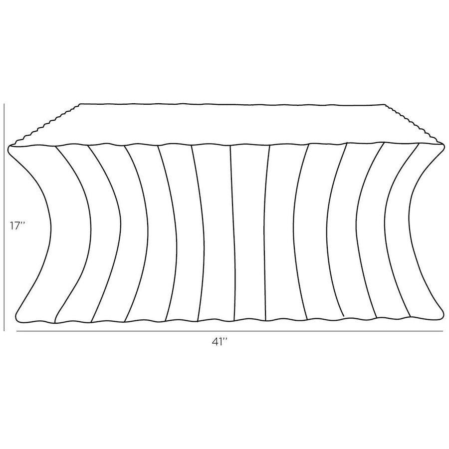 Arteriors Wave Cocktail Table