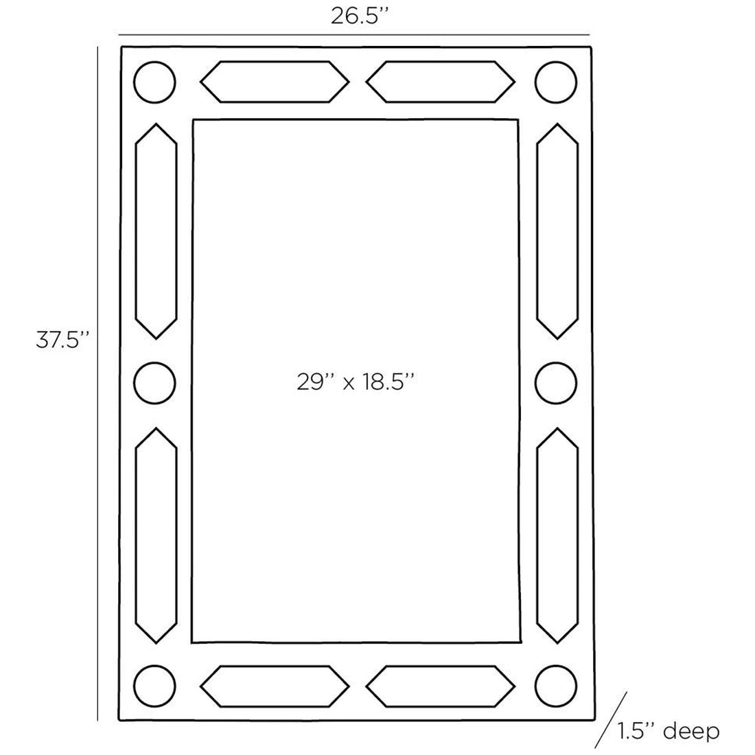 Arteriors Madeline Mirror