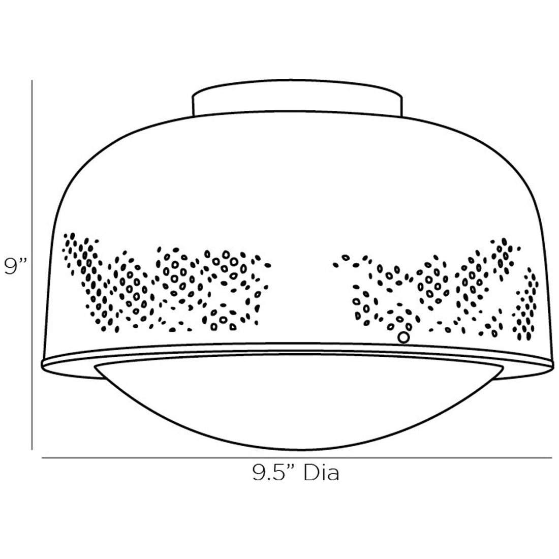 Arteriors Tapio Flush Mount