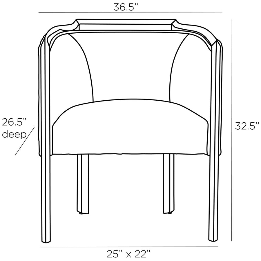 Arteriors Giordano Chair