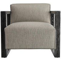 Arteriors Duran Tweed Chair - Fossil/Black Cerused