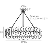 Arteriors Rondelle Chandelier