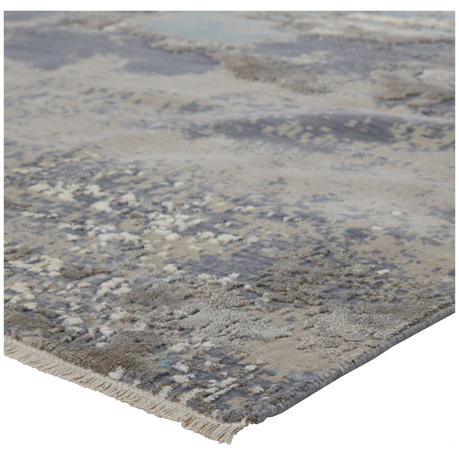 Jaipur Delmara Adriatic Abstract Gray Light Blue DLM01 Rug