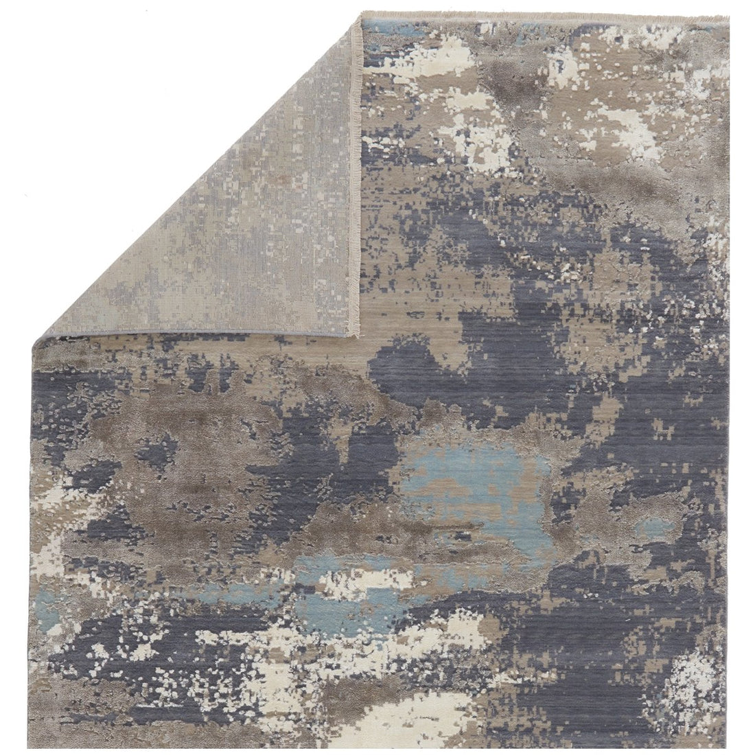 Jaipur Delmara Adriatic Abstract Gray Light Blue DLM01 Rug