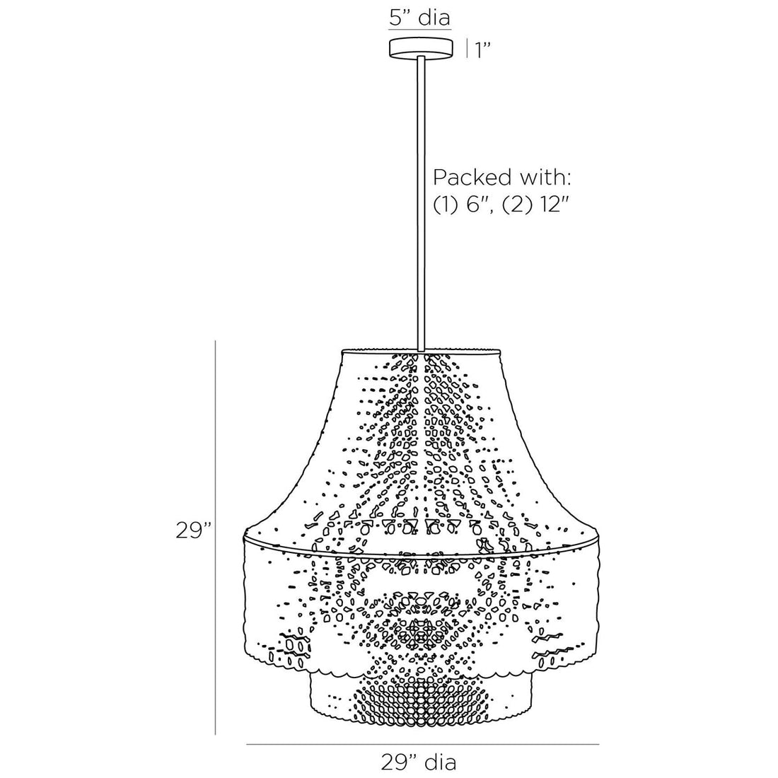 Arteriors Hannie Chandelier