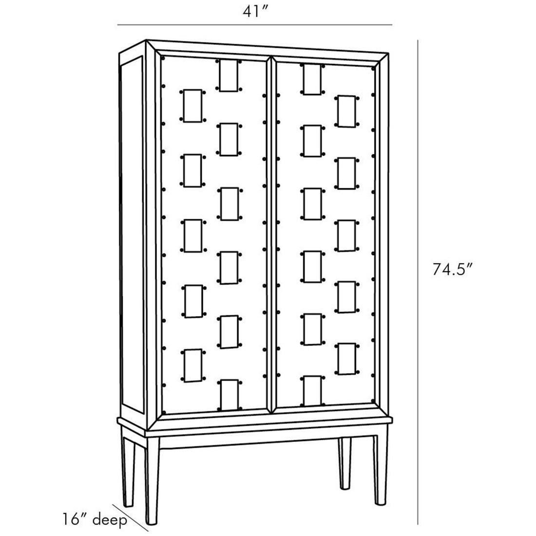 Arteriors Salotto Cabinet