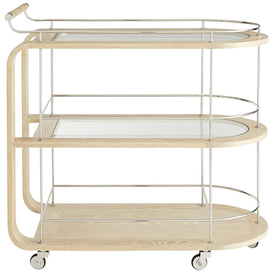 Arteriors The Beth Webb Brays Bar Cart