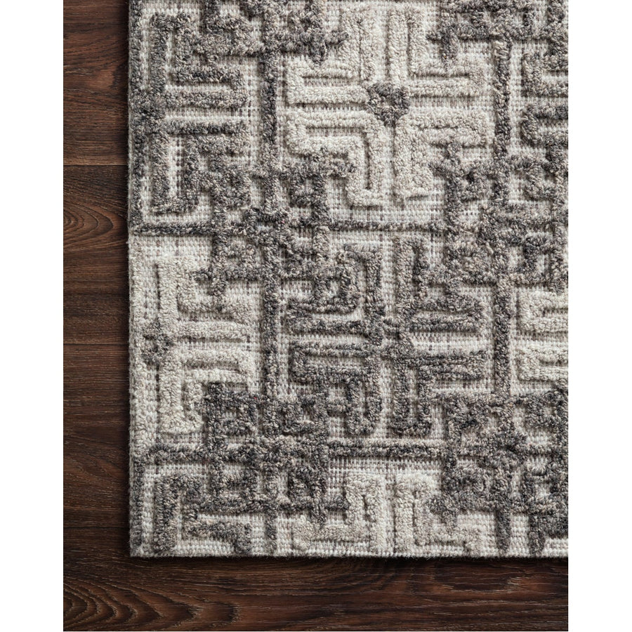 Loloi Ehren EHR-01 Charcoal Fog Hand Tufted Rug