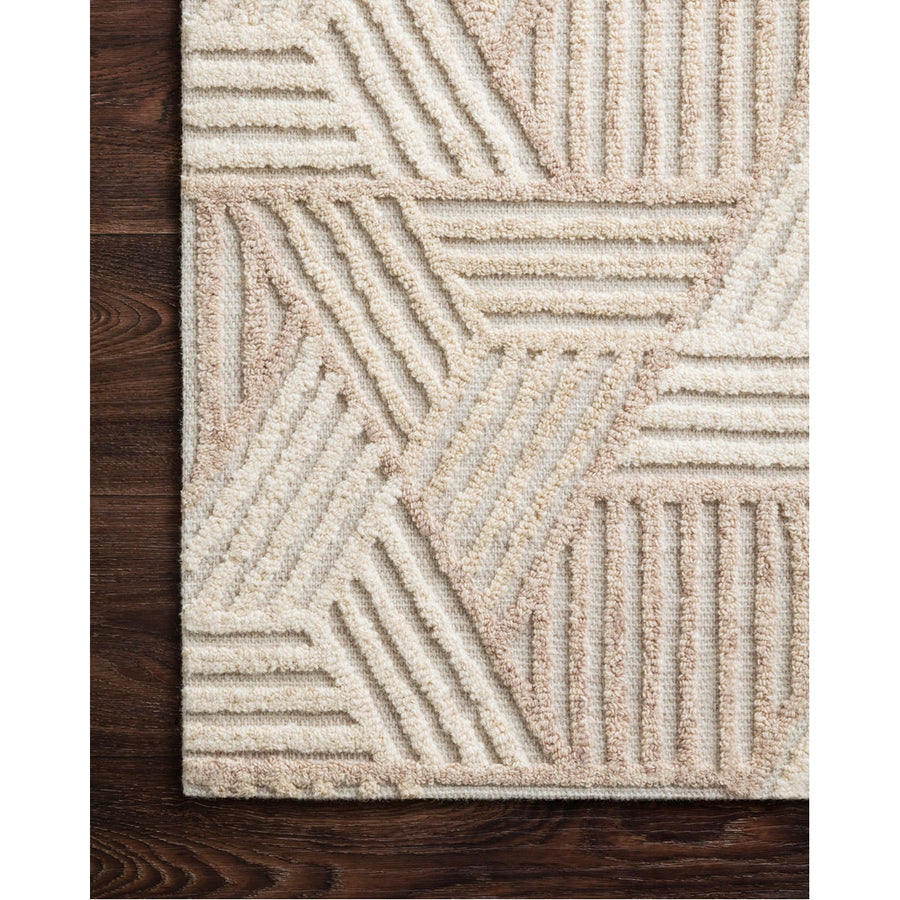 Loloi Ehren EHR-04 Oatmeal Ivory Hand Tufted Rug