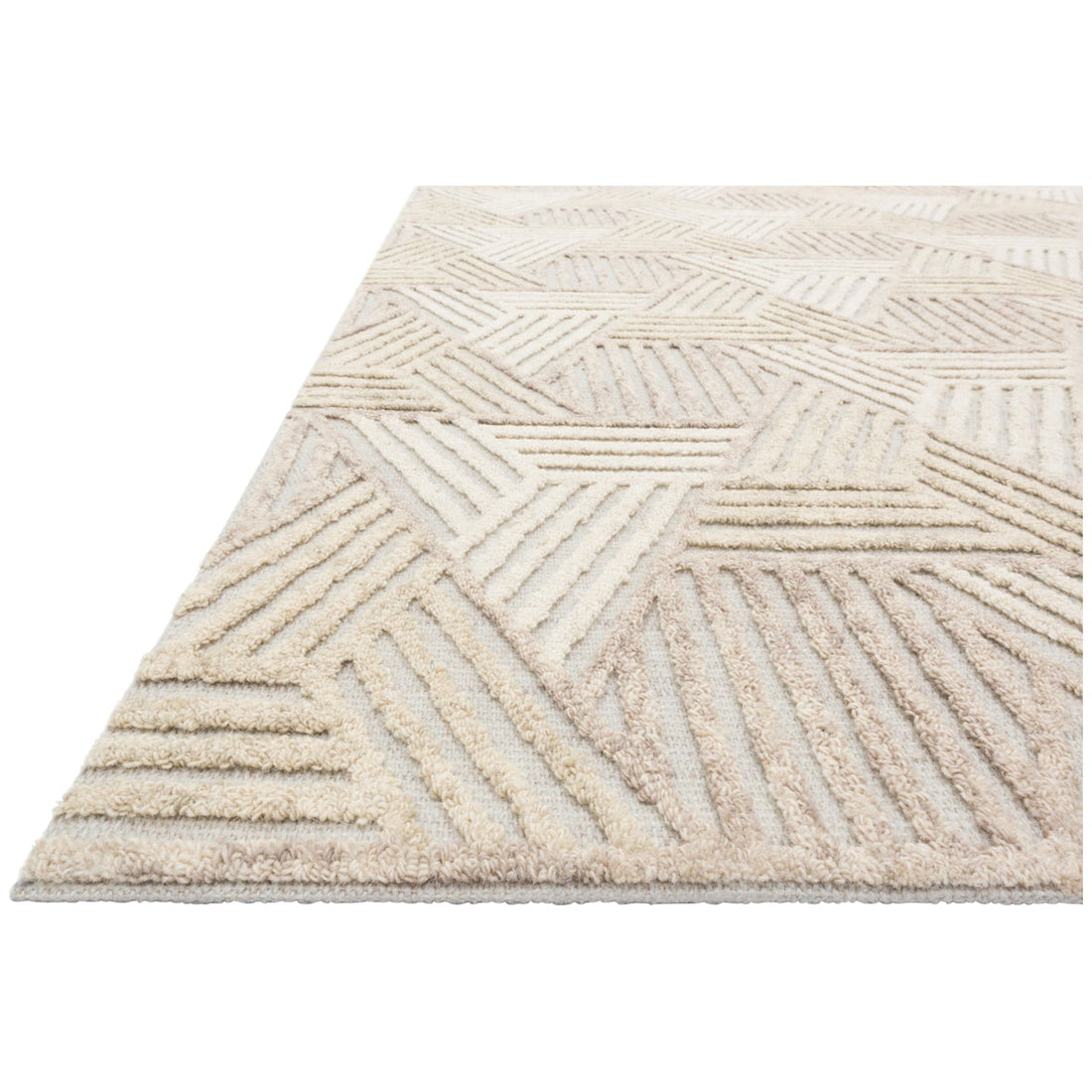 Loloi Ehren EHR-04 Oatmeal Ivory Hand Tufted Rug