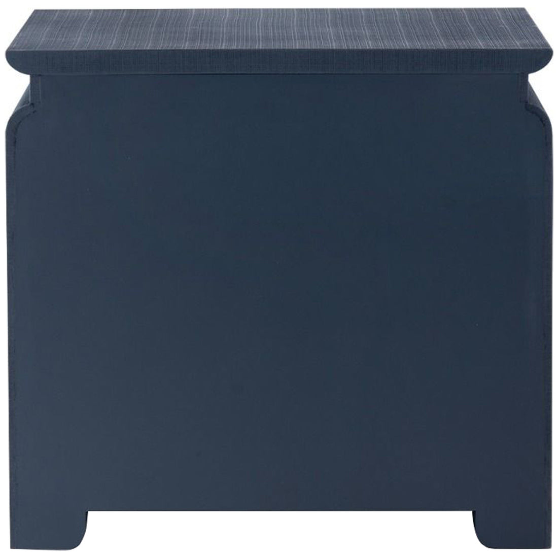 Villa & House Elina 3-Drawer Navy Side Table with Owen Pull