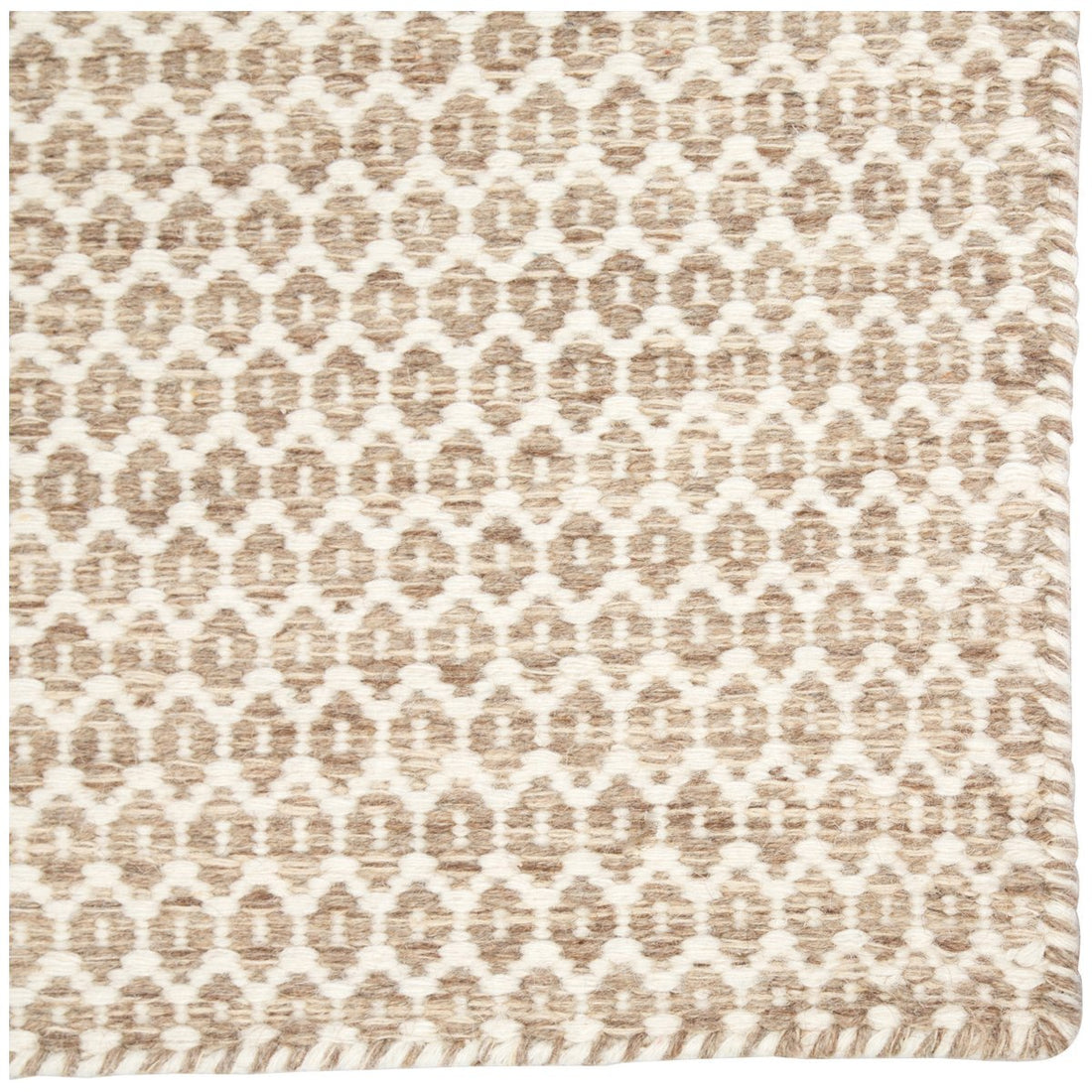 Jaipur Enclave Pompano Trellis Geometric Beige  Ivory ENC04 Rug