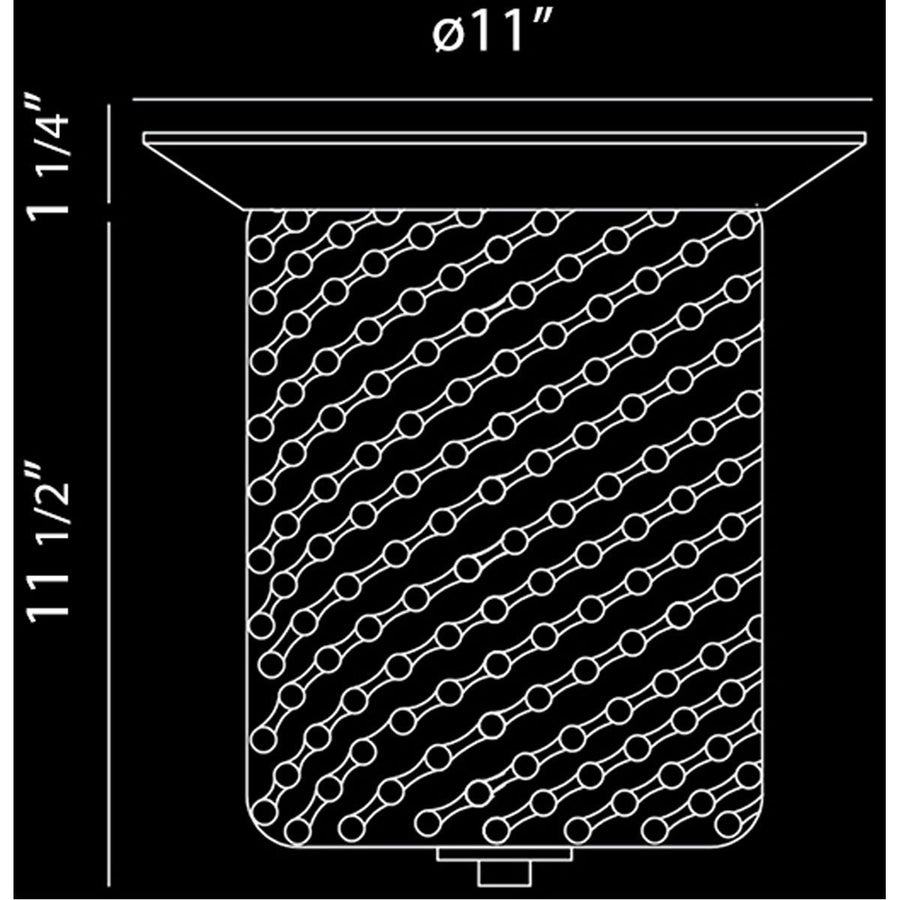 Eurofase DESIGNWL2017 Elli 3-Light Flushmount