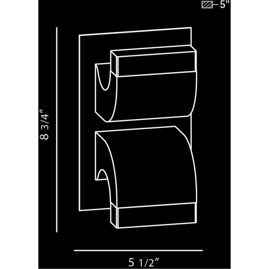 Eurofase DESIGNWL2017 Newport 2-Light Led Bathbar Sconce