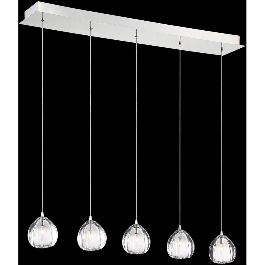 Eurofase DESIGNWL2017 Lucido 5-Light Linear Chandelier