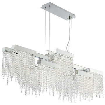 Eurofase DESIGNWL2017 Rossi 10-Light Linear Led Chandelier