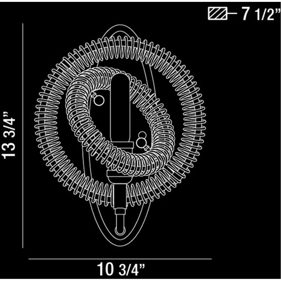 Eurofase DESIGNWL2017 Orbita 1-Light Wall Sconce