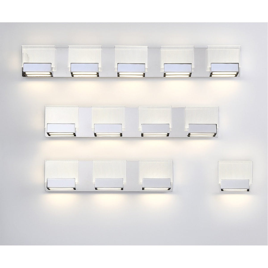 Eurofase DESIGNWL2017 Sonic 4-Light Led Bathbar Sconce