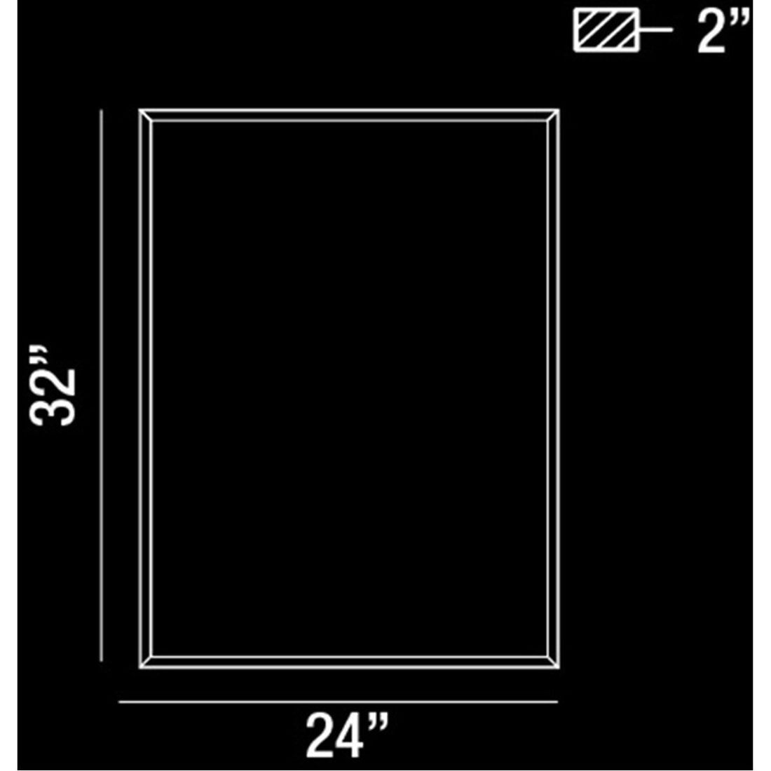 Eurofase DESIGNWL2017 Led Med Rectangular Edge-Lit Mirror