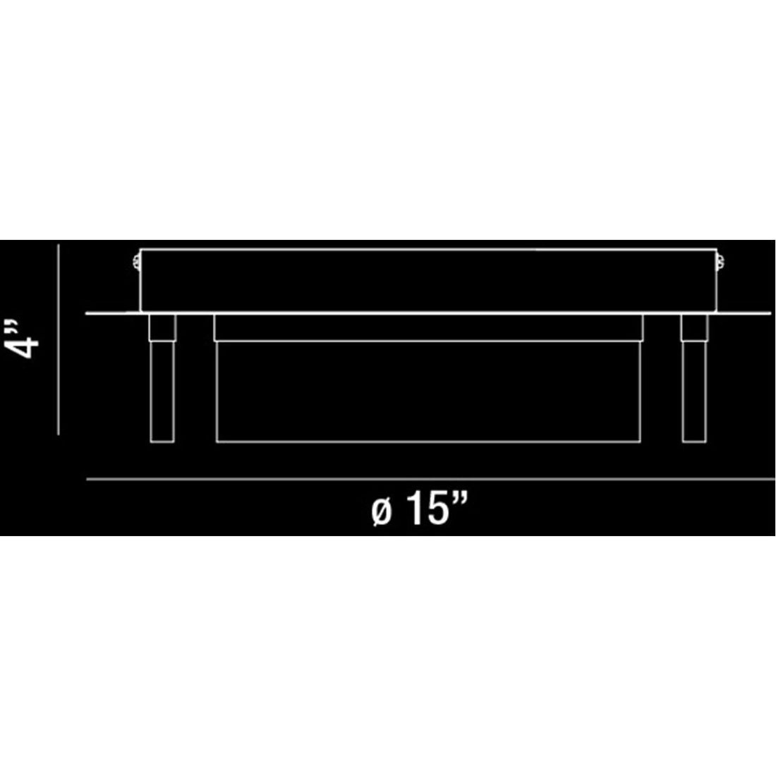 Eurofase DESIGNWL2017 Bria Large Led Flushmount