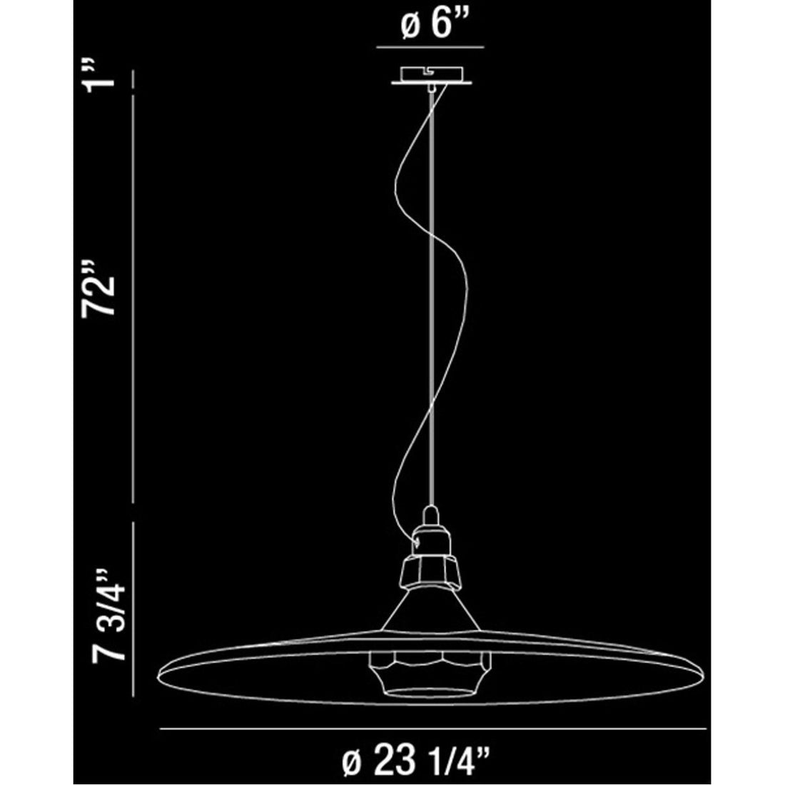 Eurofase DESIGNWL2017 Legend 1-Light Small Pendant