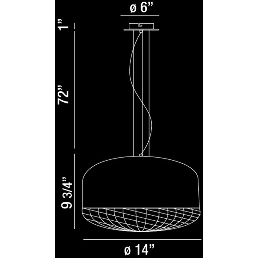 Eurofase DESIGNWL2017 Corson 1-Light Pendant