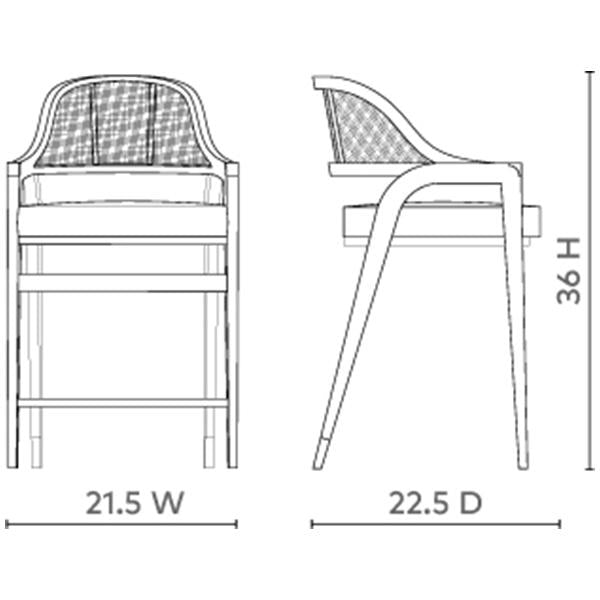 Villa & House Edward Counter Stool