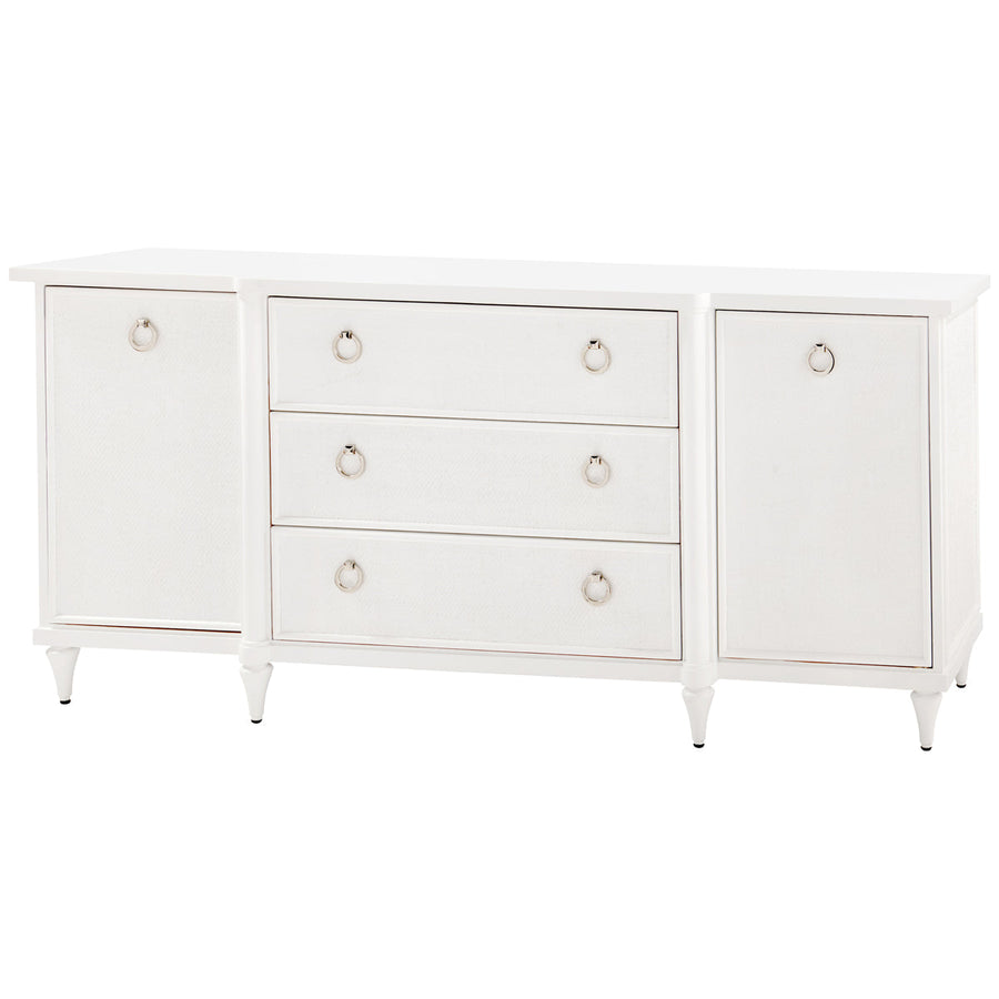 Villa & House Fairfax 3-Drawer and 2-Door Cabinet, White