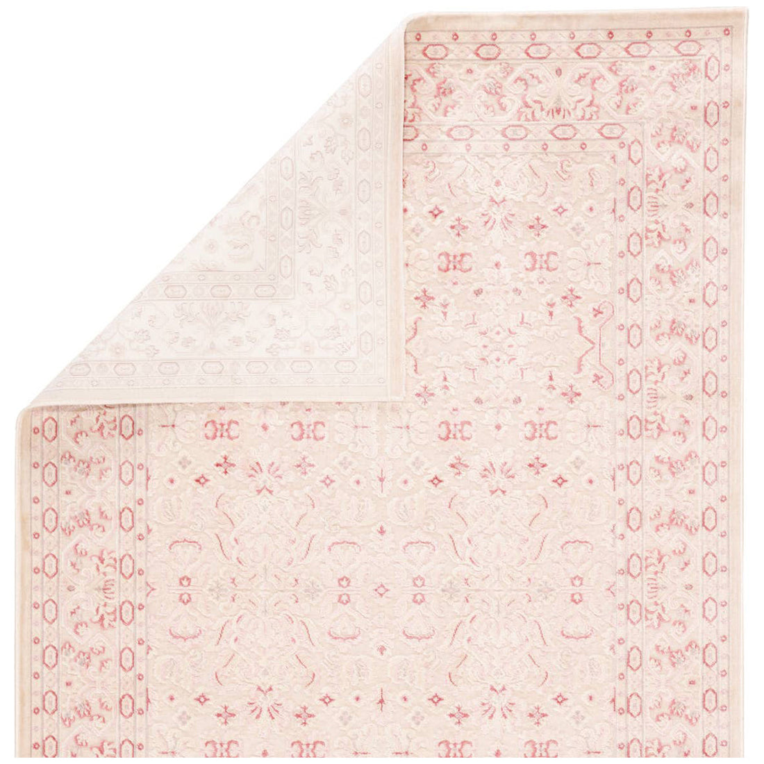 Jaipur Fables Regal Damask Ivory Pink FB181 Rug