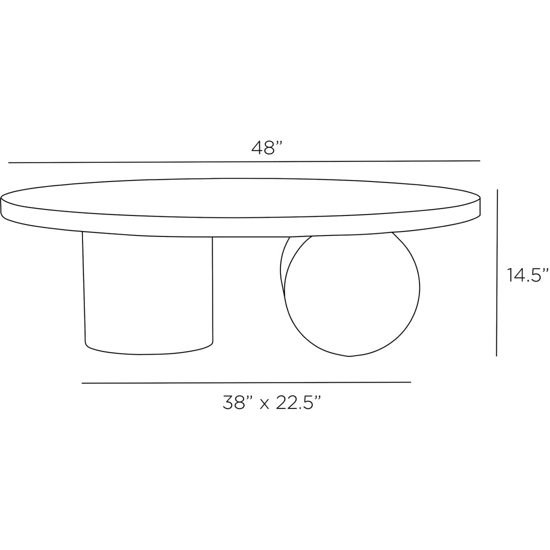 Arteriors Torrington Coffee Table