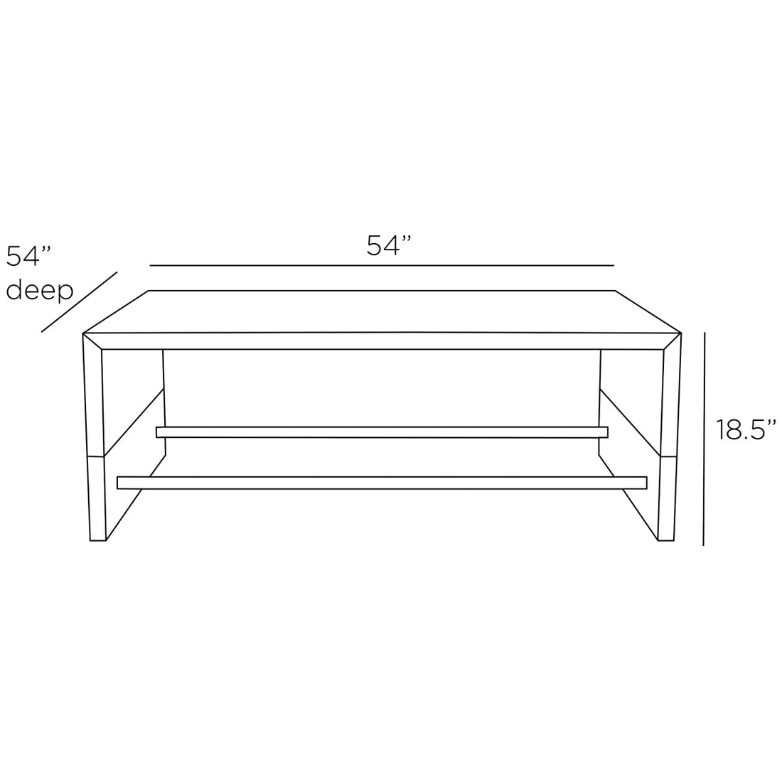 Arteriors Lyle Cocktail Table