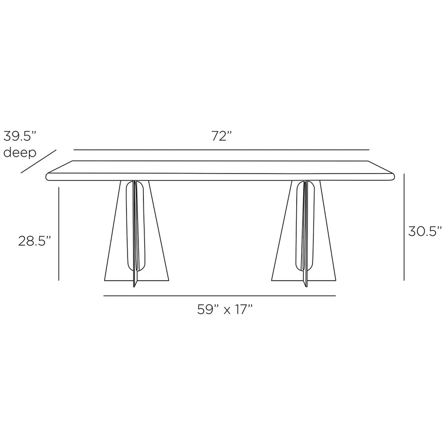 Arteriors Tobin Dining Table