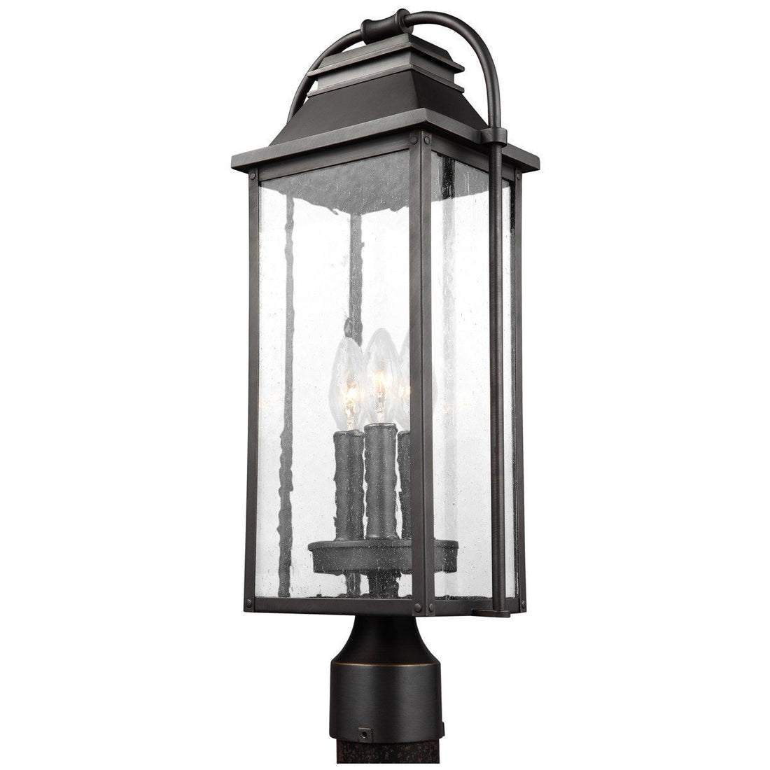 Feiss Wellsworth 3 Lights Post Lantern