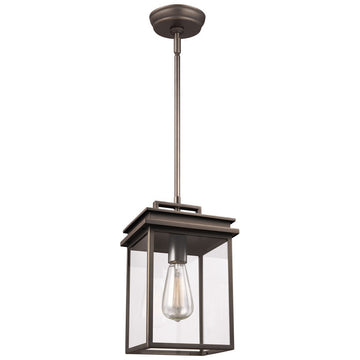 Feiss Chappman 1 Light Outdoor Pendant Lantern