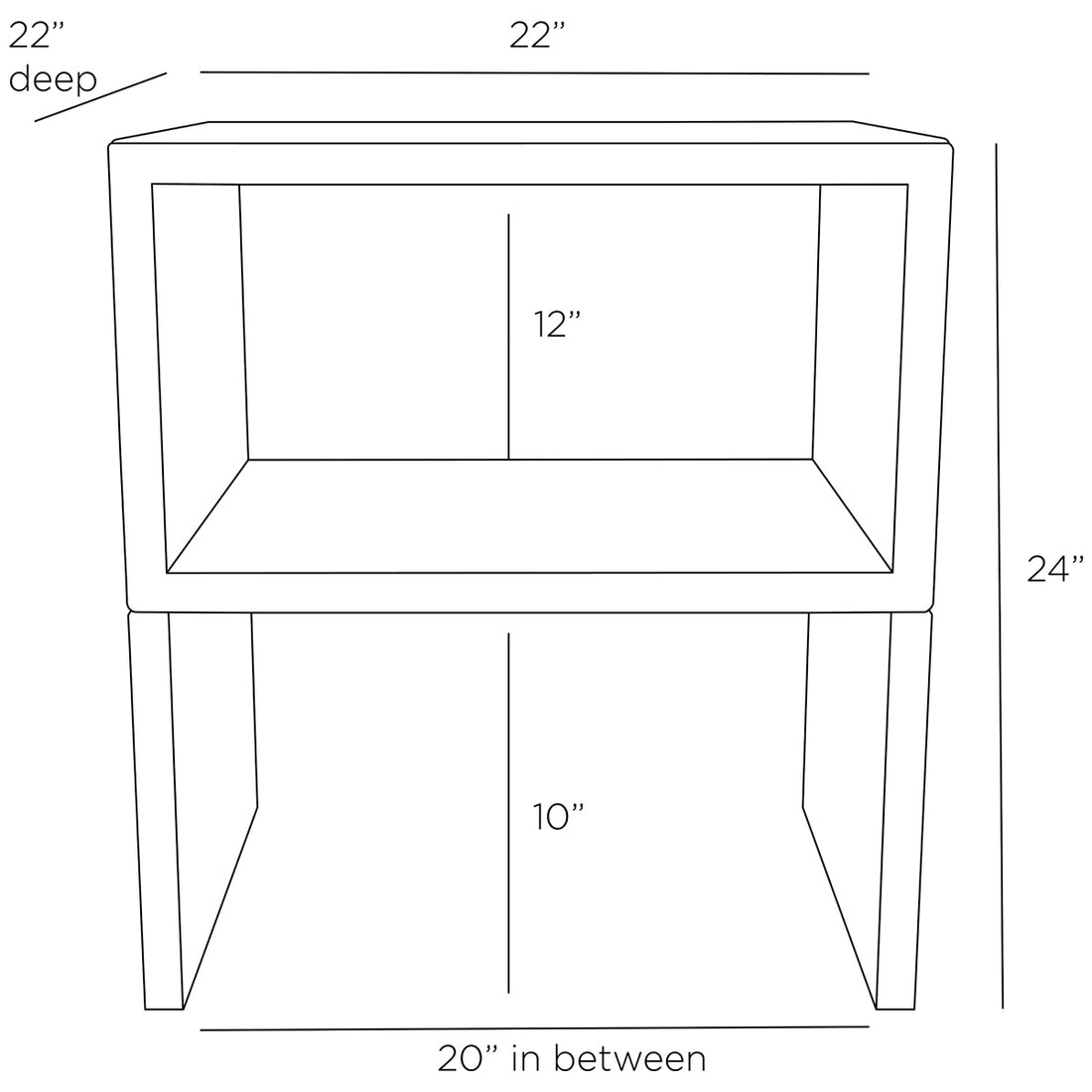 Arteriors Talcon End Table