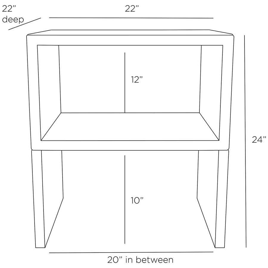 Arteriors Talcon End Table