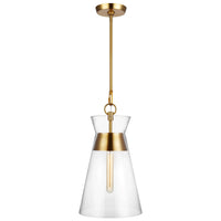 Feiss Atlantic 1-Light Clear Pendant