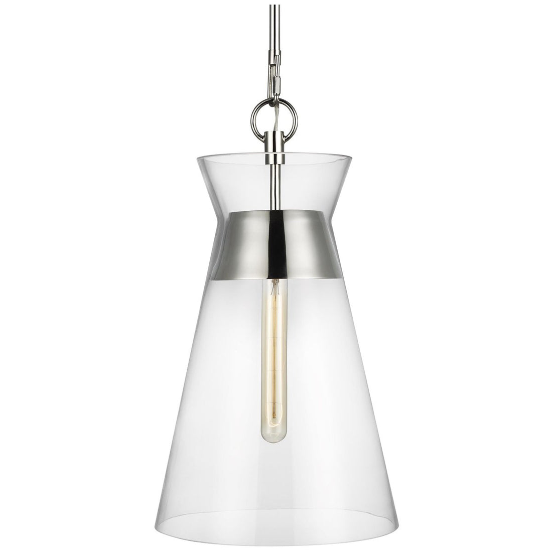 Feiss Atlantic 1-Light Clear Pendant