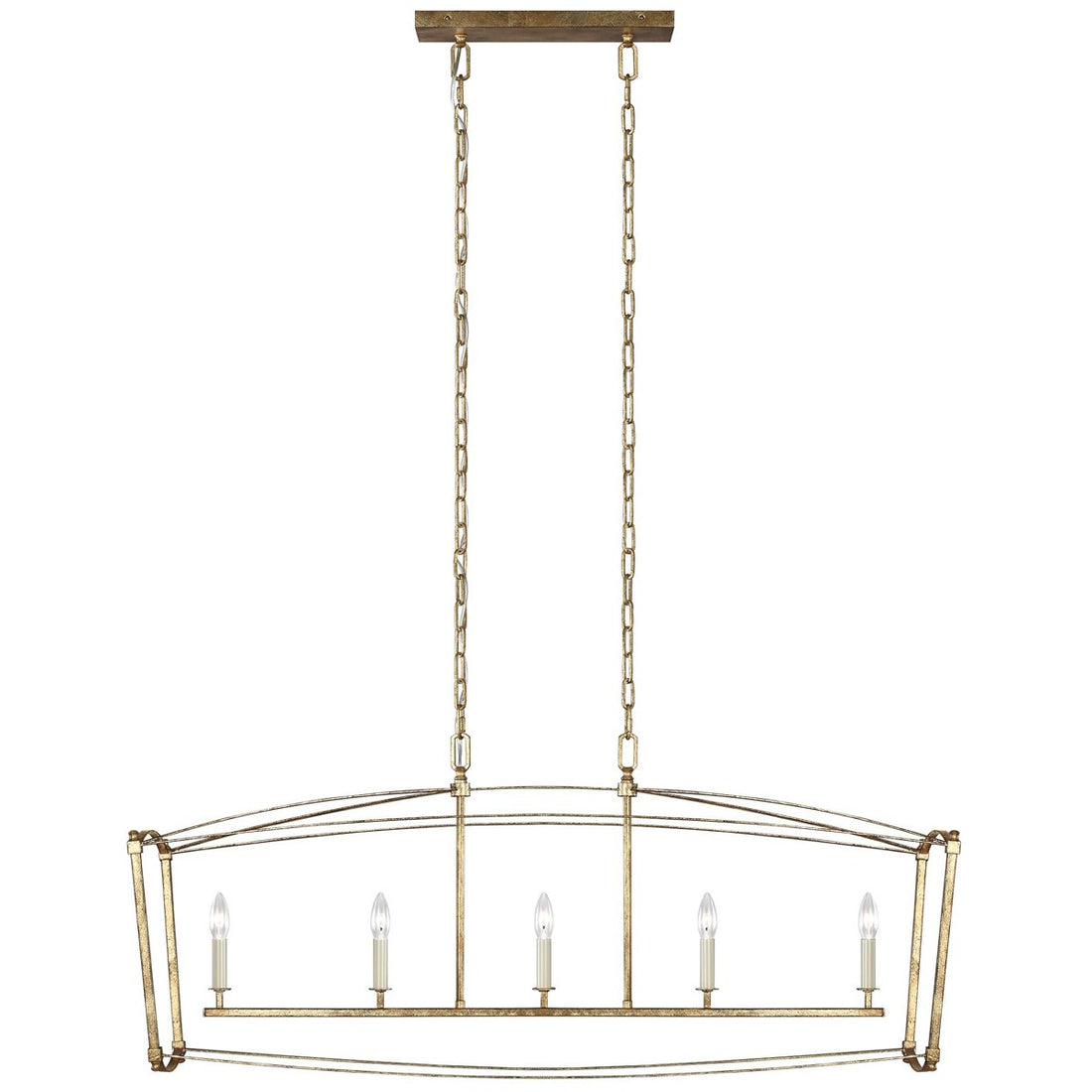 Feiss Thayer 5-Light Linear Chandelier